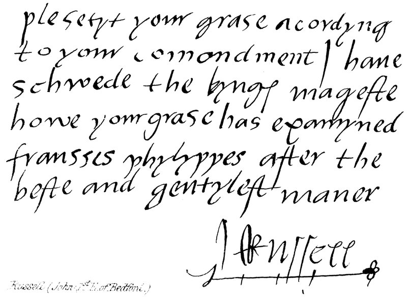 Russell (John, 1 E od Bedford) autorstwa English School