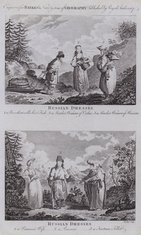 Rosyjskie kostiumy autorstwa English School