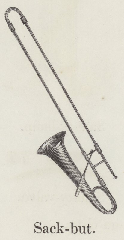 Sackbut (grawerowanie) autorstwa English School