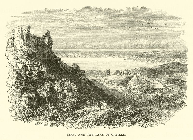 Safed i Jezioro Galilejskie autorstwa English School