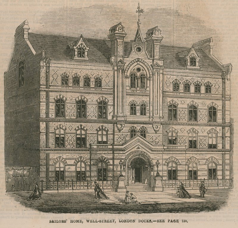 Sailors Home, Well Street, Londyńskie doki autorstwa English School