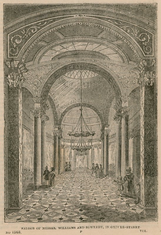 Salon panów Williamsa i Sowerby, Oxford Street, Londyn autorstwa English School