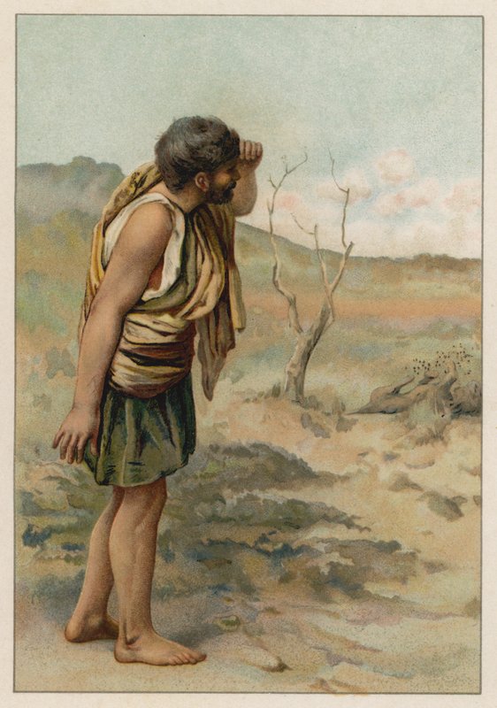 Zagadka Samsona (chromolitho) autorstwa English School