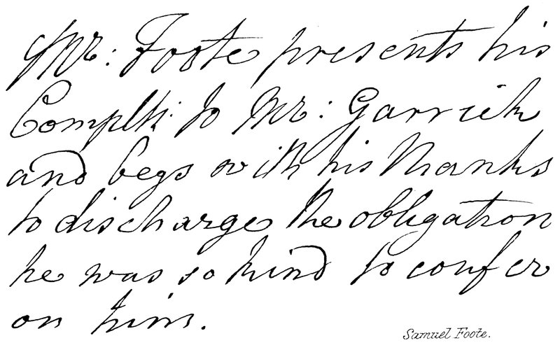 Samuel Foote autorstwa English School