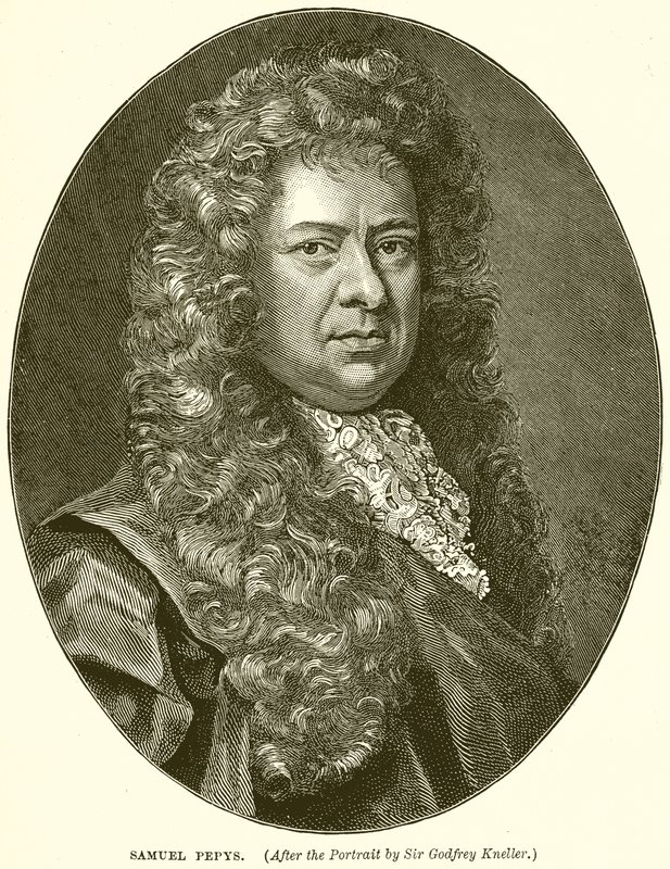 Samuel Pepys autorstwa English School