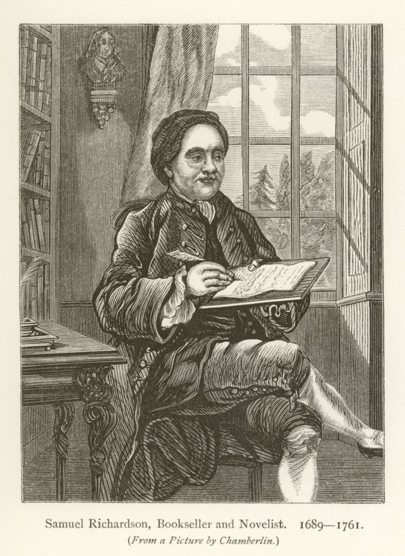 Samuel Richardson, księgarz i powieściopisarz autorstwa English School