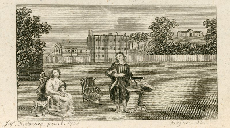 Samuel Richardson i panna Highmore autorstwa English School