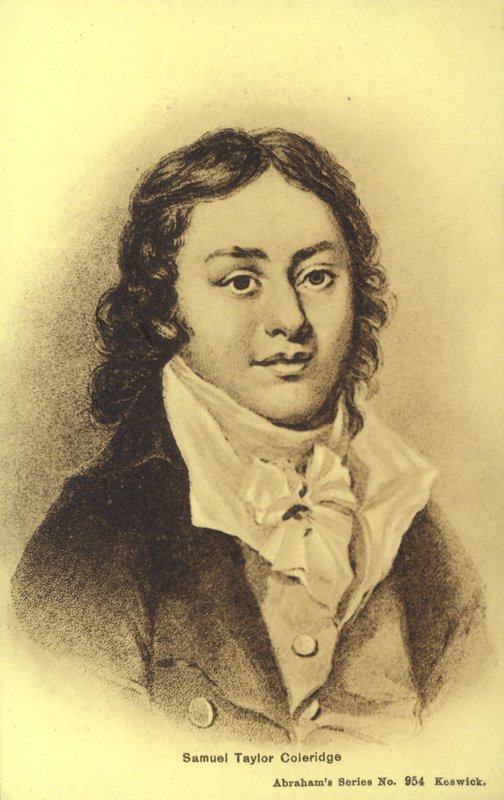 Samuel Taylor Coleridge (1772-1834), angielski poeta (litografia) autorstwa English School