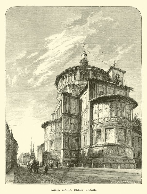 Santa Maria delle Grazie autorstwa English School