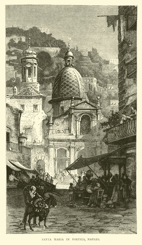 Santa Maria in Portico, Neapol autorstwa English School
