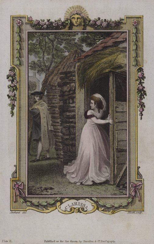 Scena z Clarissy — Samuel Richardson autorstwa English School