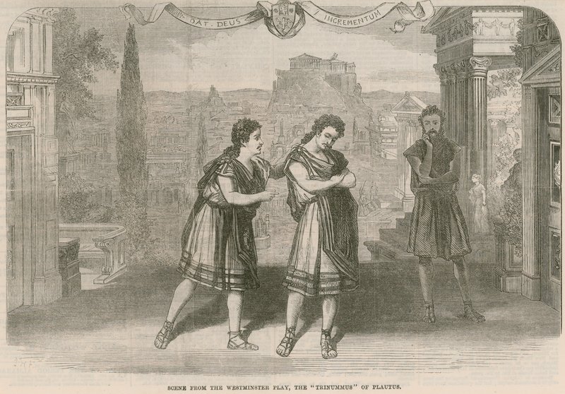 Scena z Westminster Play autorstwa English School
