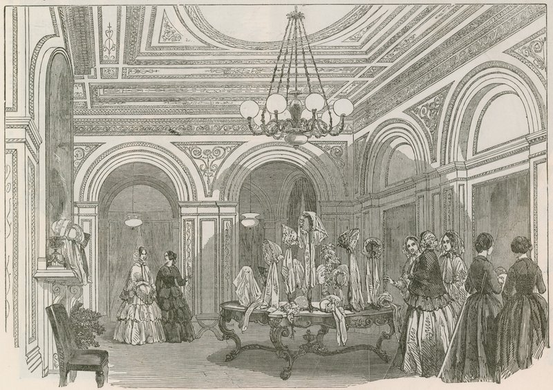 Schomberg House, Pall Mall - dział modniarski autorstwa English School