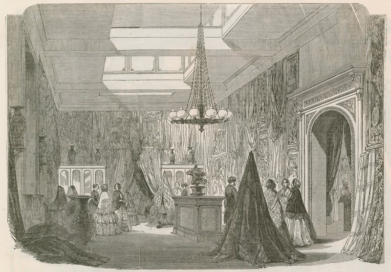 Schomberg House, Pall Mall - dział szalowy autorstwa English School