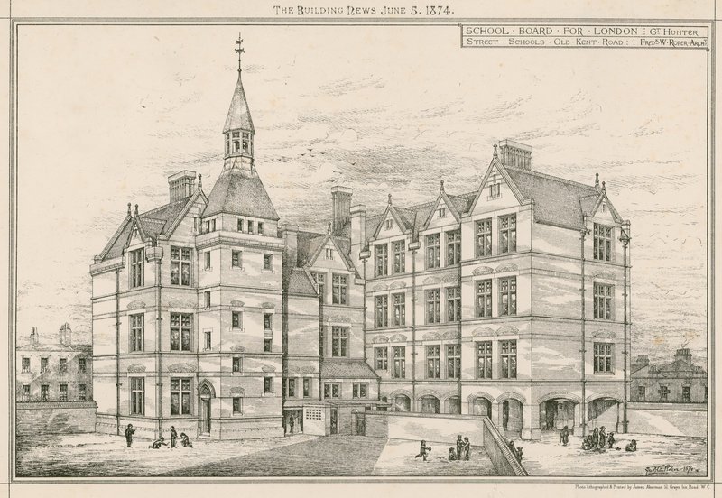 Rada Szkolna dla Londynu, Great Hunter Street Schools, Old Kent Road autorstwa English School