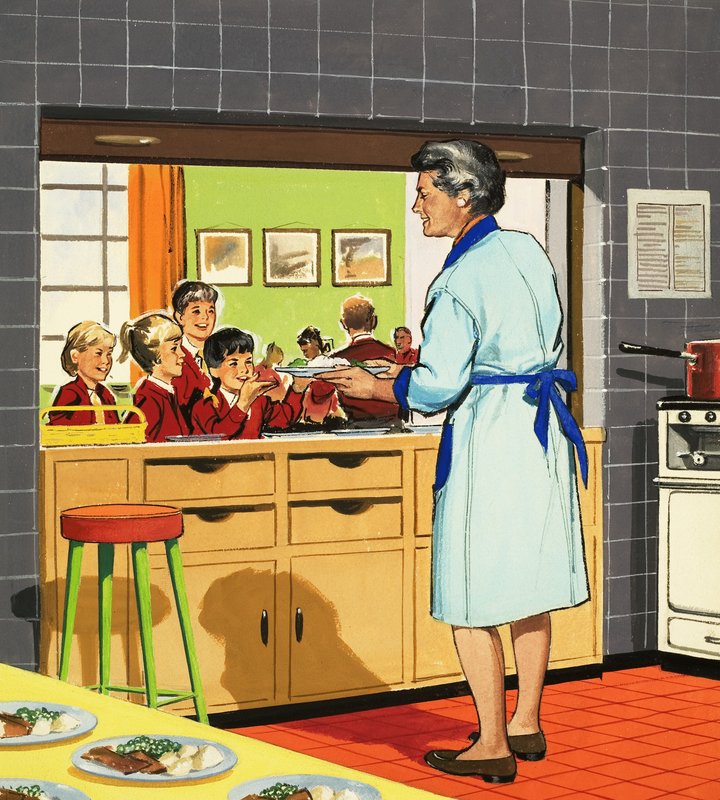 Szkolny obiad pani autorstwa English School