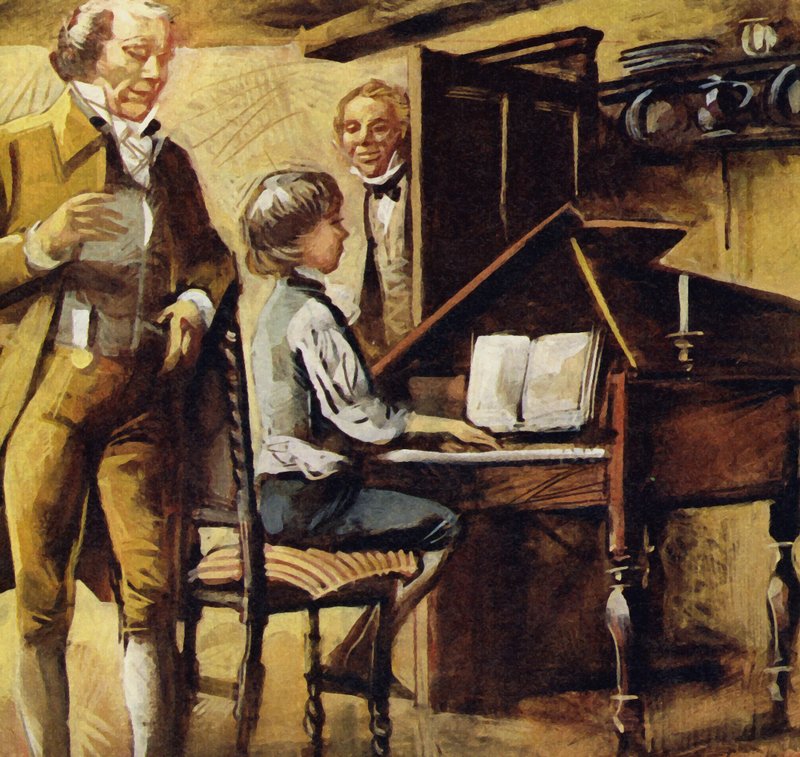 Schubert urodził się w Wiedniu w 1797 r. autorstwa English School