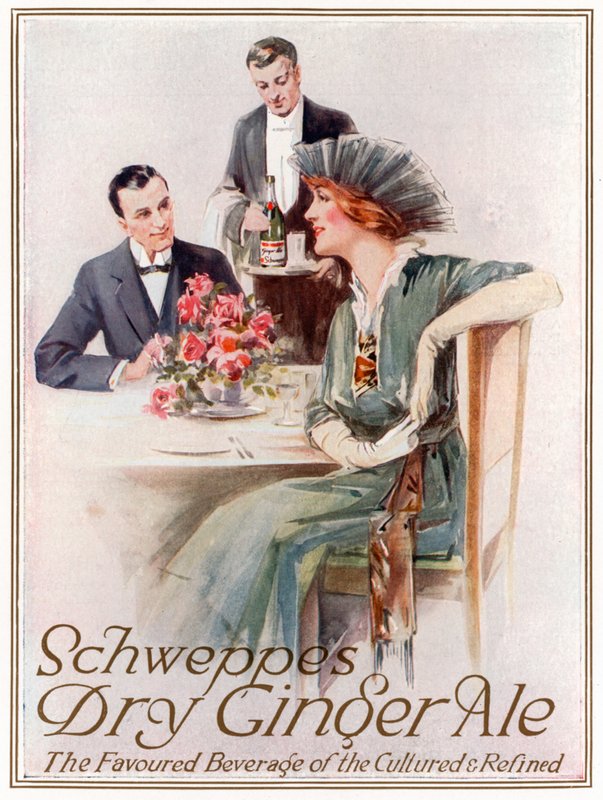 Schweppes Suche Imbirowe Ale autorstwa English School