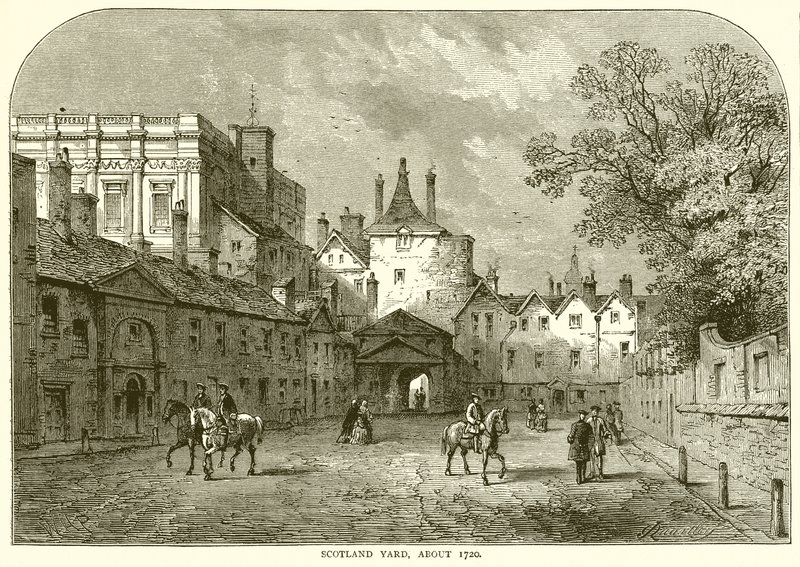 Scotland Yard, około 1720 autorstwa English School