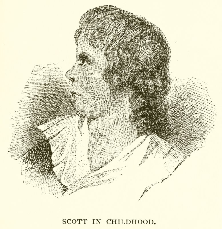 Scott w dzieciństwie autorstwa English School