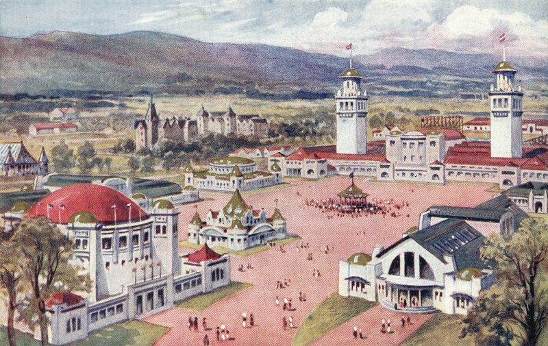 Szkocka Wystawa Narodowa, Edynburg autorstwa English School