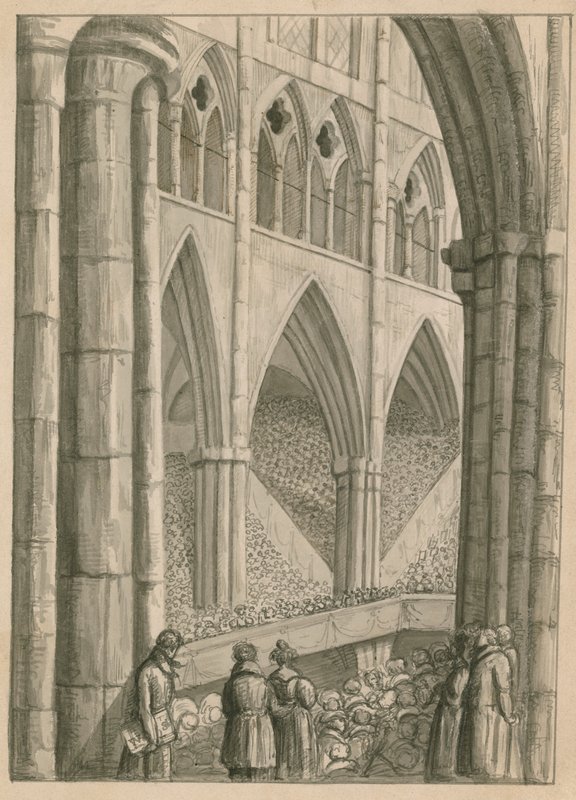 Drugie Święto Upamiętnienia Haendla, 24 czerwca 1834 autorstwa English School