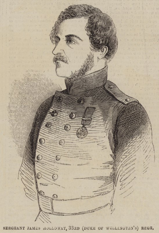 Sierżant James Holloway, 33 Pułk (Duke of Wellington