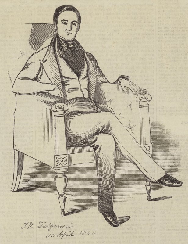 Serjeant Talfourd (rycina) autorstwa English School