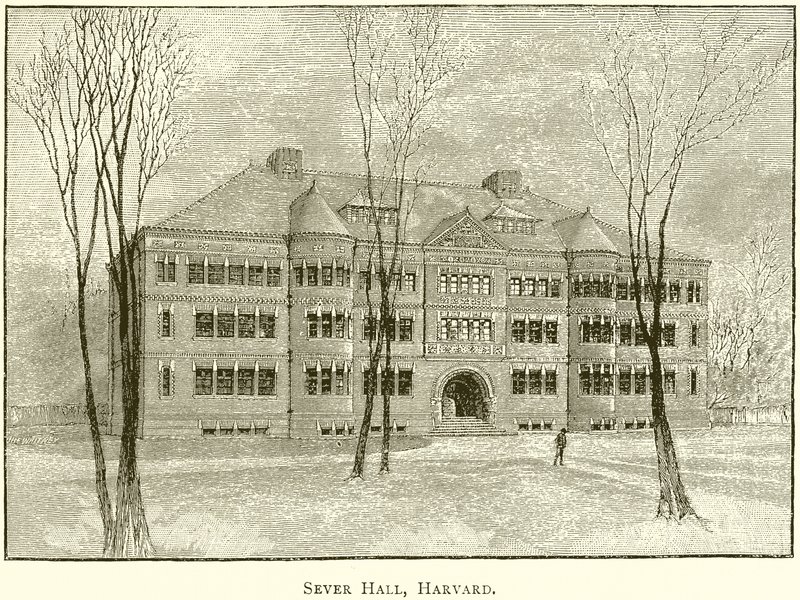 Sever Hall, Harvard autorstwa English School