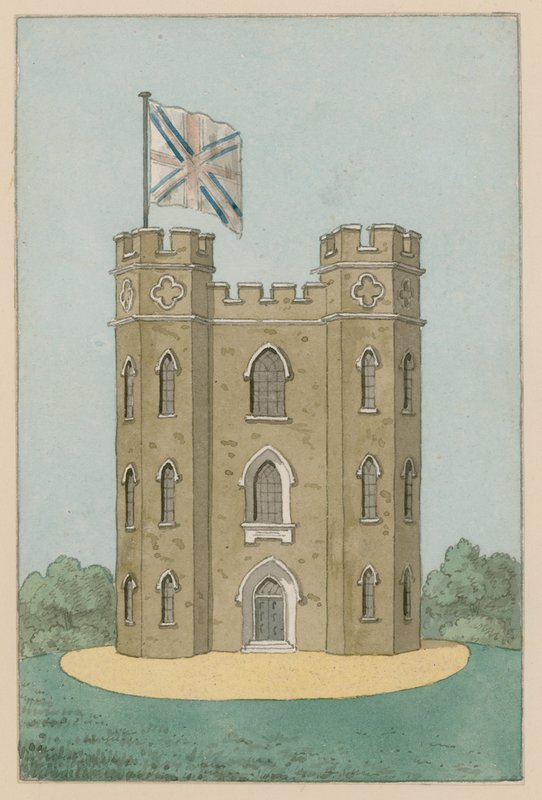 Zamek Severndroog na Wzgórzu Strzelców autorstwa English School