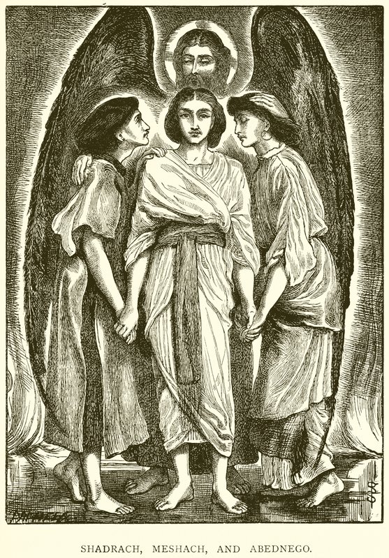 Szadrach, Meszach i Abed-Nego autorstwa English School