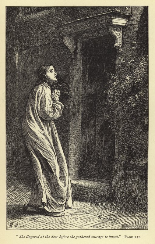 Zatrzymała się przy drzwiach, zanim zebrała odwagę, by zapukać autorstwa English School