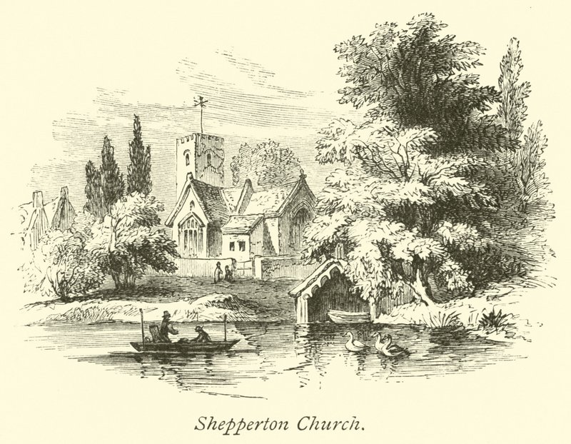 Kościół Shepperton autorstwa English School