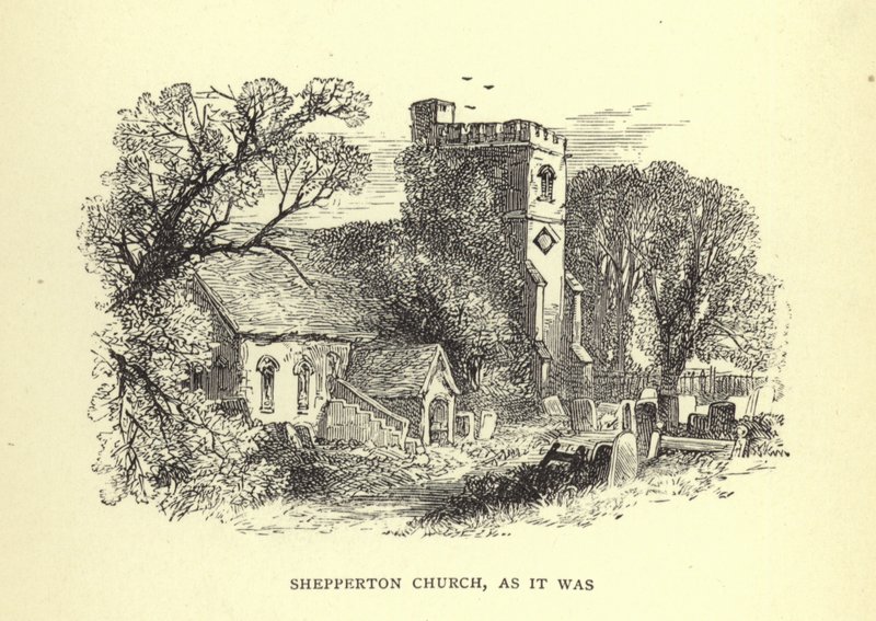Kościół Shepperton, jak był autorstwa English School