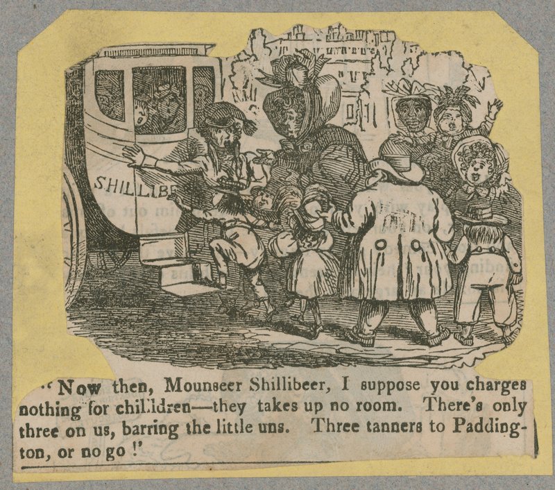 Shillibeer Omnibus; kreskówka autorstwa English School