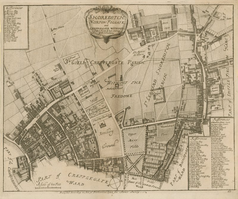 Shoreditch Norton Folgate autorstwa English School
