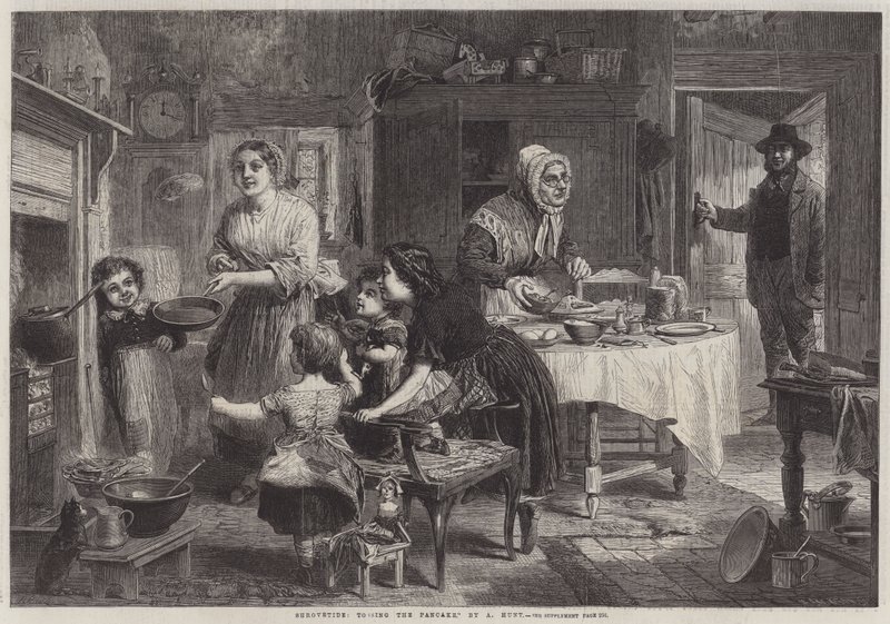 Zapusty, podrzucanie Naleśnika autorstwa English School