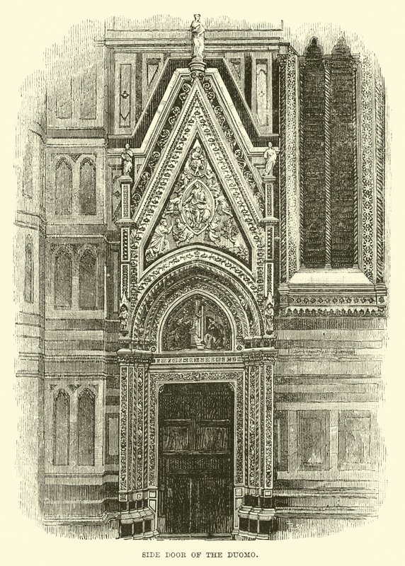 Drzwi boczne Duomo autorstwa English School