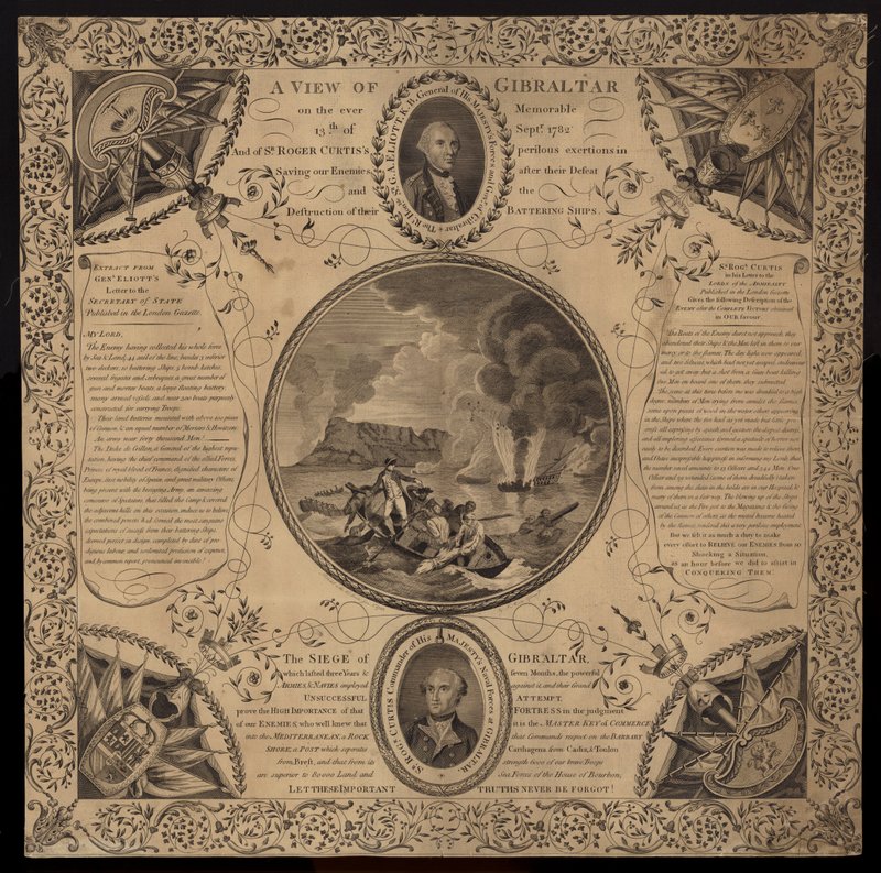 Oblężenie Gibraltaru, 1779-1783 autorstwa English School
