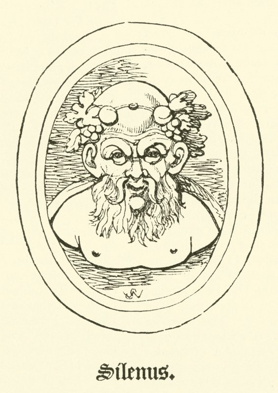 Silenus (grawerowanie) autorstwa English School