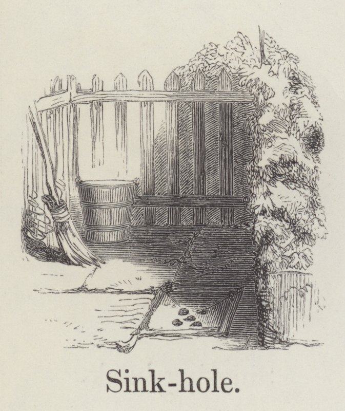 Sinkhole (grawerowanie) autorstwa English School