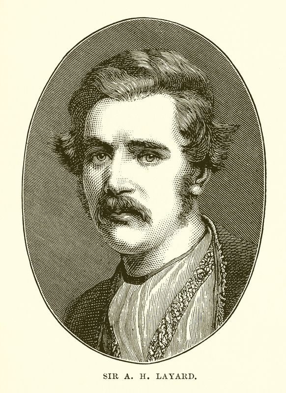Sir A H Layard autorstwa English School