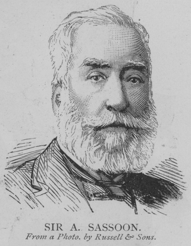 Sir A Sassoon (Grawerowanie) autorstwa English School