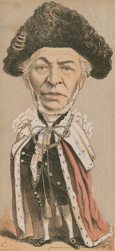 Sir Andrew Lusk, burmistrz Londynu 1860 r autorstwa English School