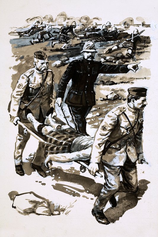 Sir Arthur Conan Doyle służył jako lekarz podczas wojny burskiej autorstwa English School