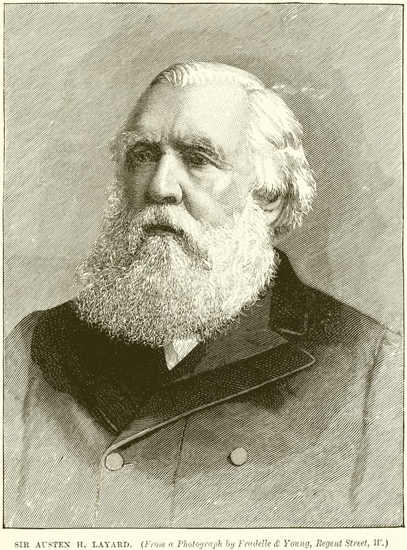 Sir Austen H. Layard autorstwa English School