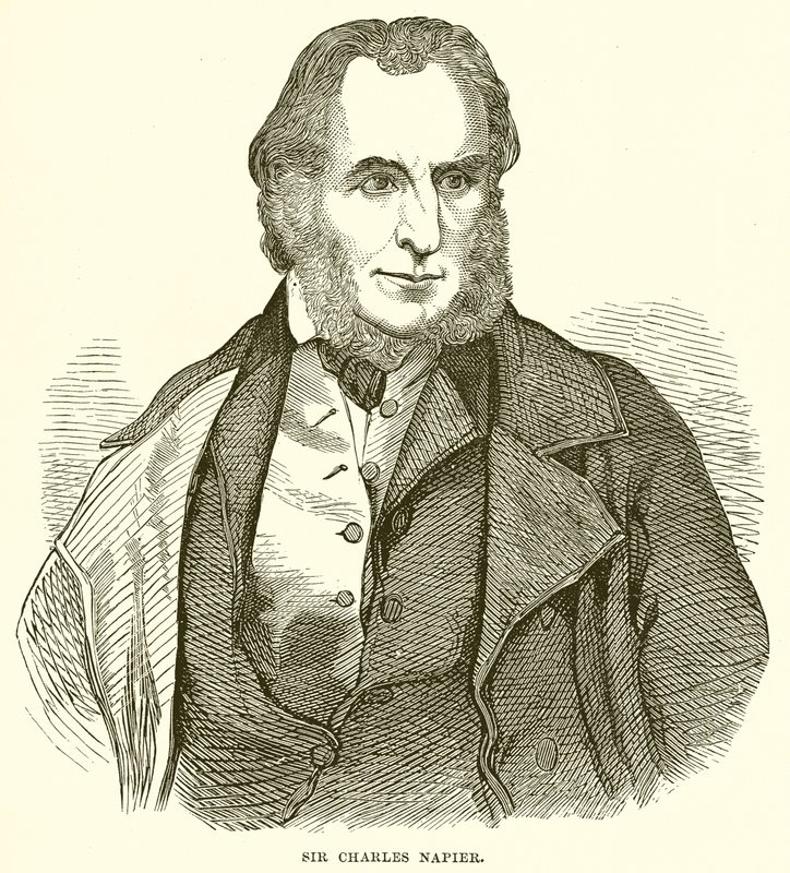 Sir Charles Napier autorstwa English School