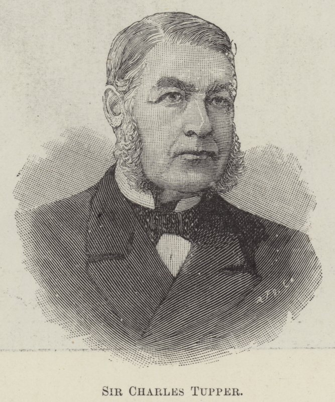 Sir Charles Tupper (Grawerowanie) autorstwa English School