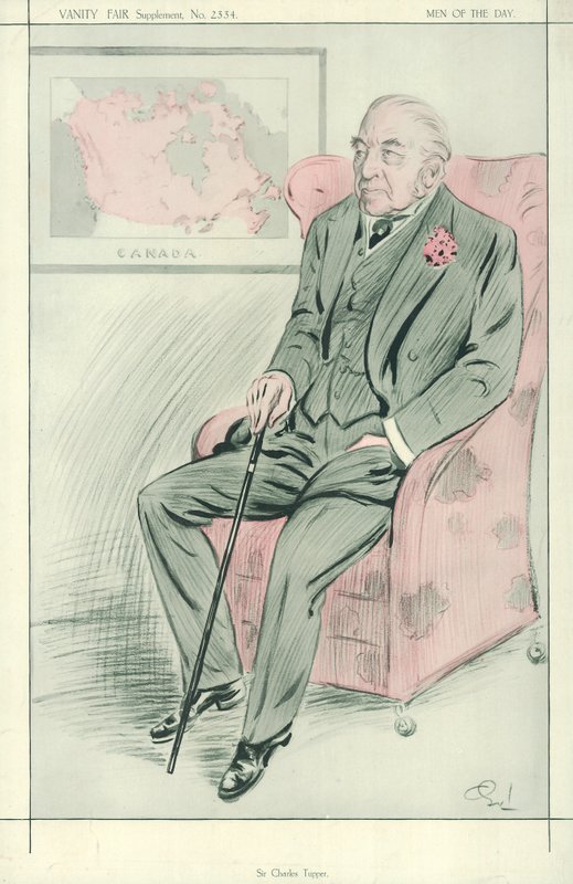 Sir Charles Tupper, 30 lipca 1913, komiks Vanity Fair autorstwa English School