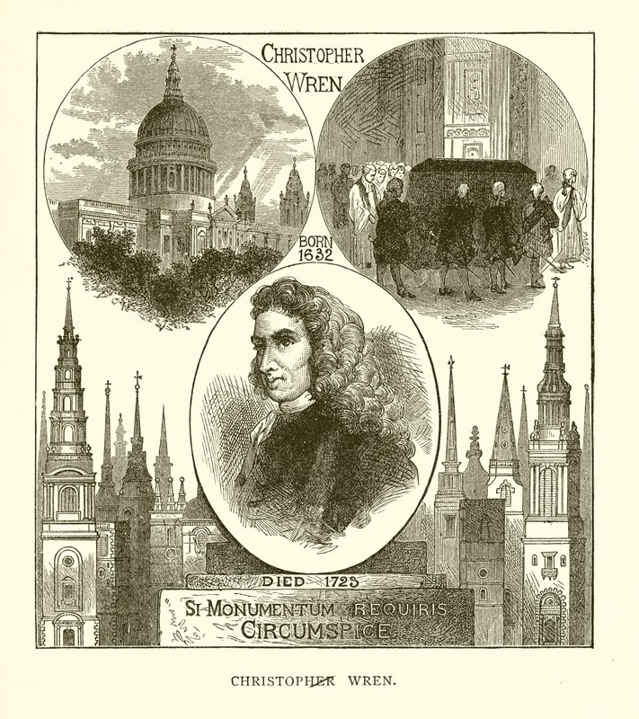 Sir Christophera Wrena autorstwa English School